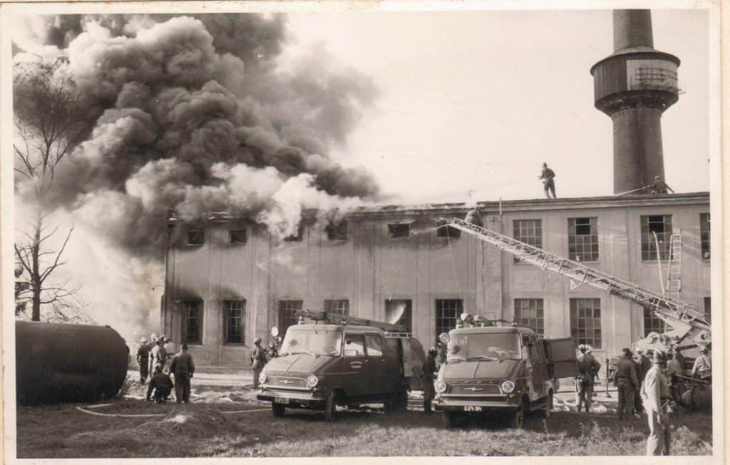 Brand im Jahr 1965