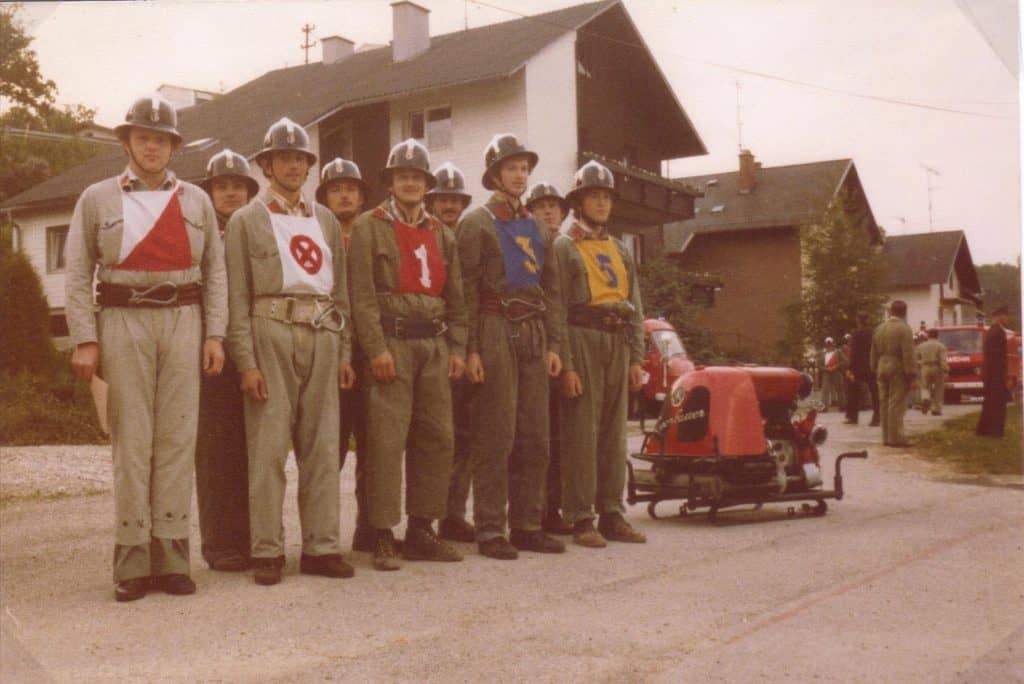 Bewerbsgruppe der Feuerwehr Steinhaus