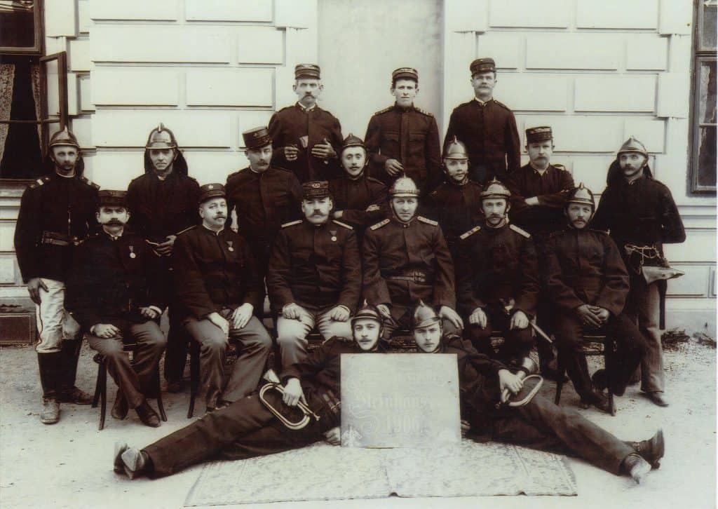 Kameradschaft der Feuerwehr Steinhaus um 1906
