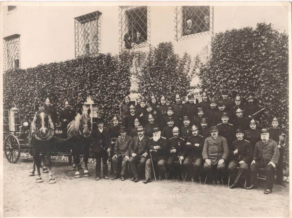 Kameradschaft der Feuerwehr Steinhaus um 1911
